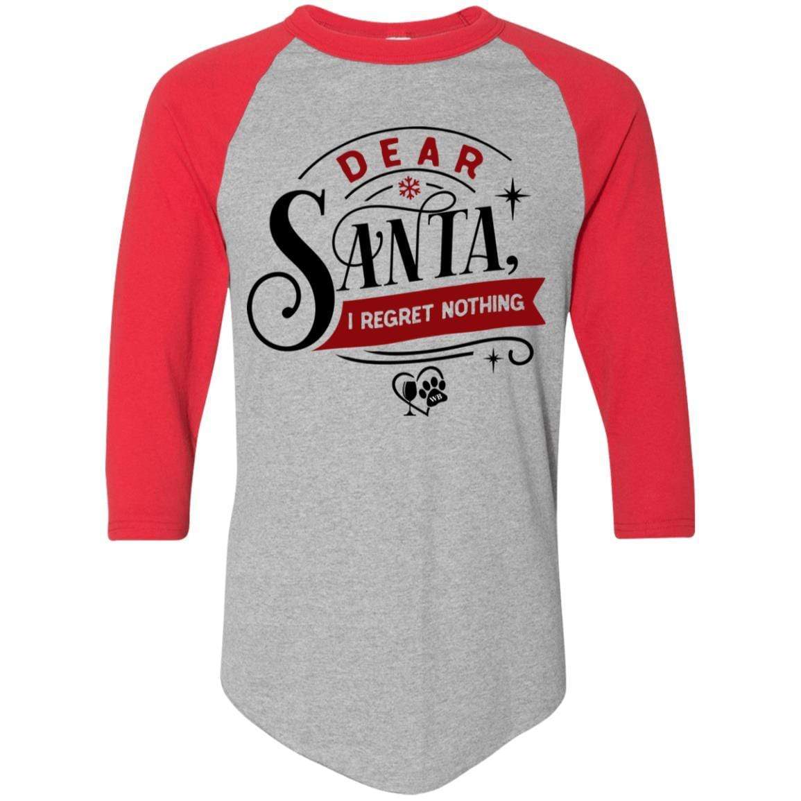 T-Shirts Athletic Heather/Red / S WineyBitches.Co Colorblock Raglan Jersey WineyBitchesCo