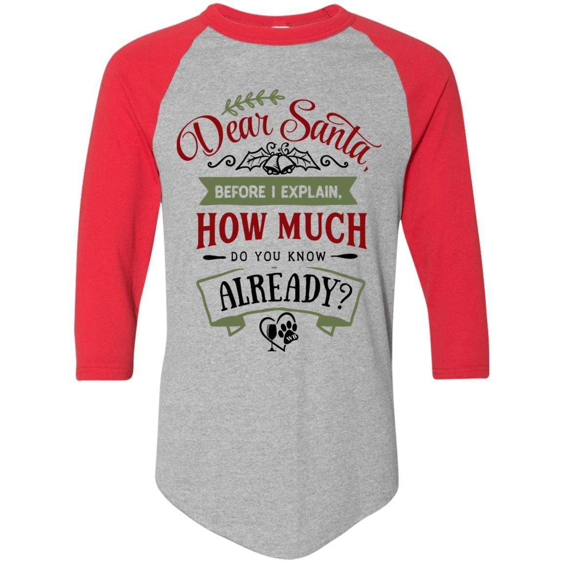 T-Shirts Athletic Heather/Red / S WineyBitches.Co Colorblock Raglan Jersey WineyBitchesCo