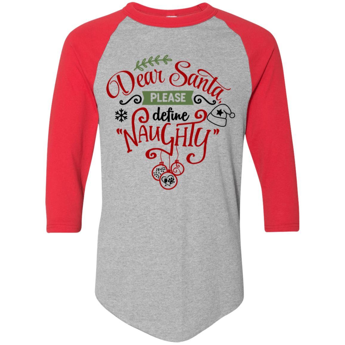T-Shirts Athletic Heather/Red / S WineyBitches.Co Colorblock Raglan Jersey WineyBitchesCo