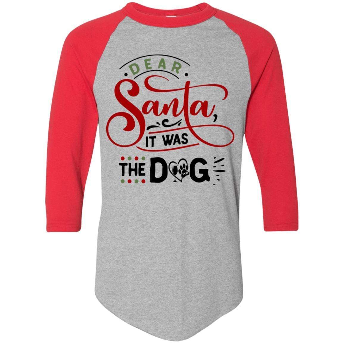 T-Shirts Athletic Heather/Red / S WineyBitches.Co Colorblock Raglan Jersey WineyBitchesCo
