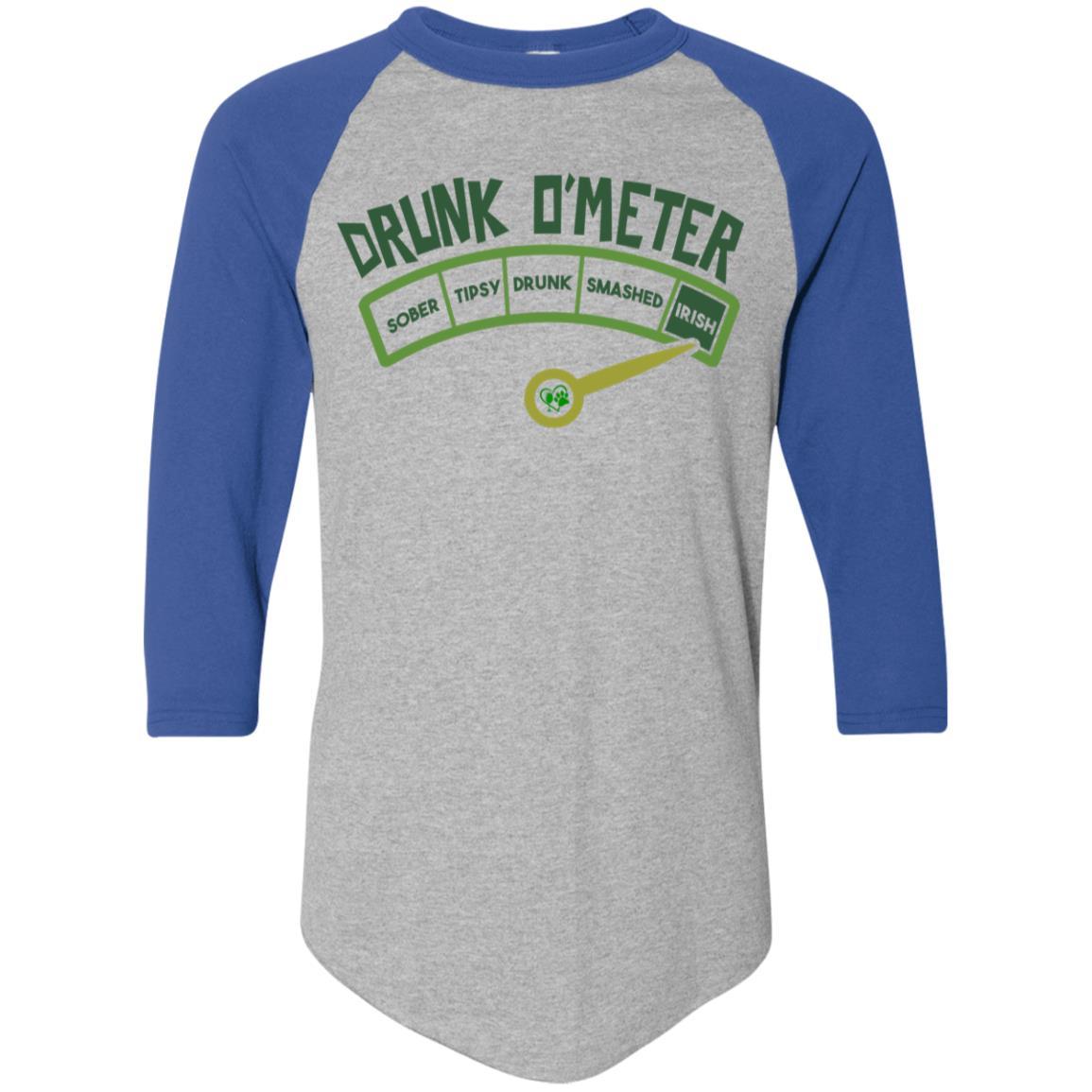 T-Shirts Athletic Heather/Royal / S Winey Bitches Co Colorblock Raglan Jersey WineyBitchesCo