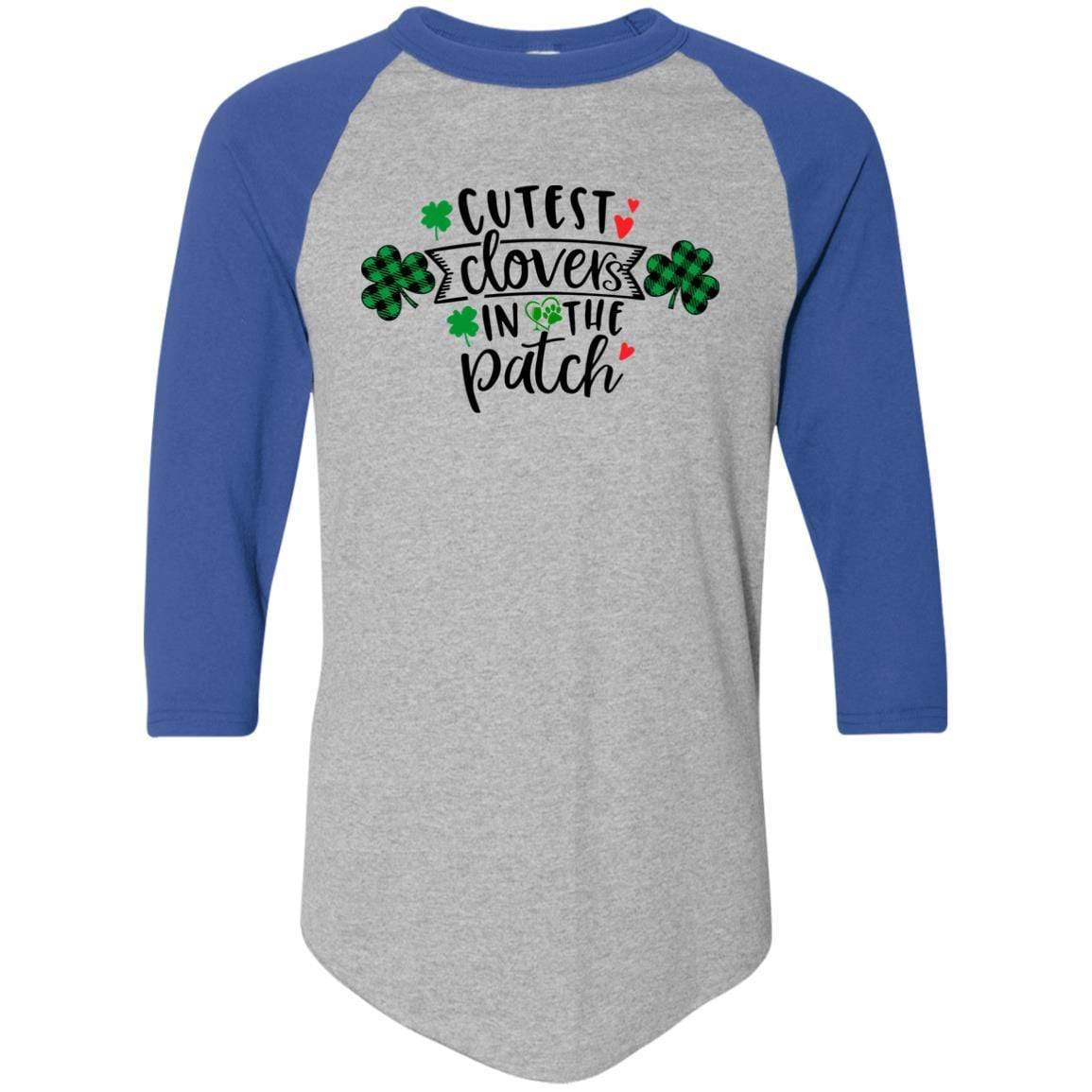 T-Shirts Athletic Heather/Royal / S Winey Bitches Co Colorblock Raglan Jersey WineyBitchesCo