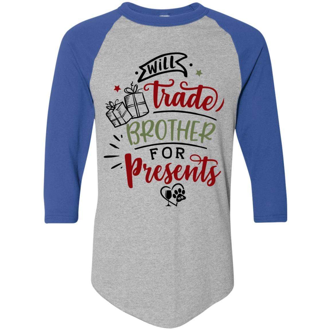 T-Shirts Athletic Heather/Royal / S WineyBitches.Co Colorblock Raglan Jersey WineyBitchesCo