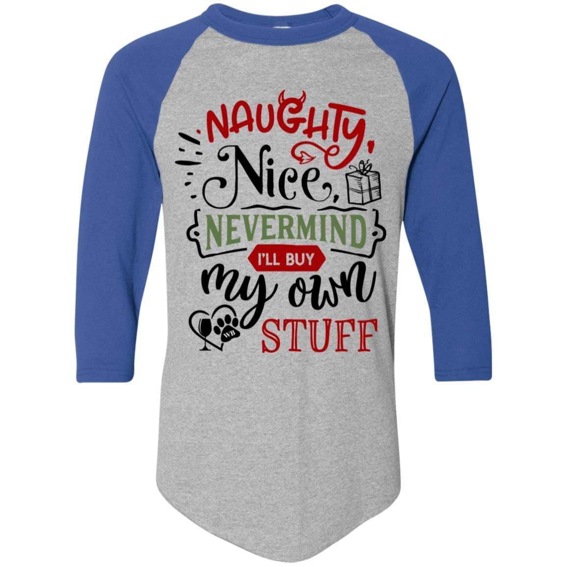 T-Shirts Athletic Heather/Royal / S WineyBitches.Co Colorblock Raglan Jersey WineyBitchesCo