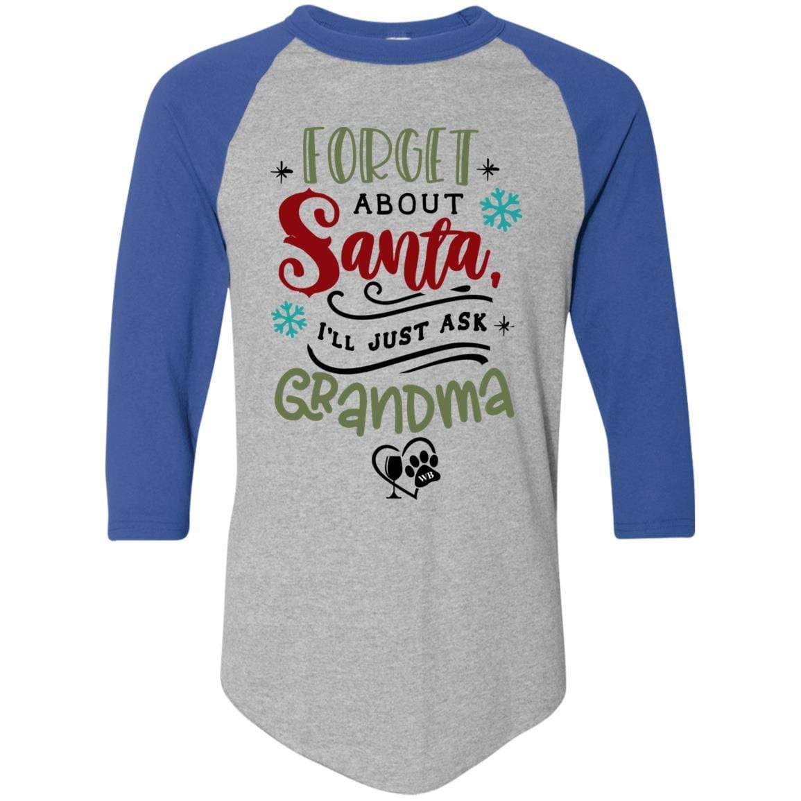 T-Shirts Athletic Heather/Royal / S WineyBitches.Co Colorblock Raglan Jersey WineyBitchesCo