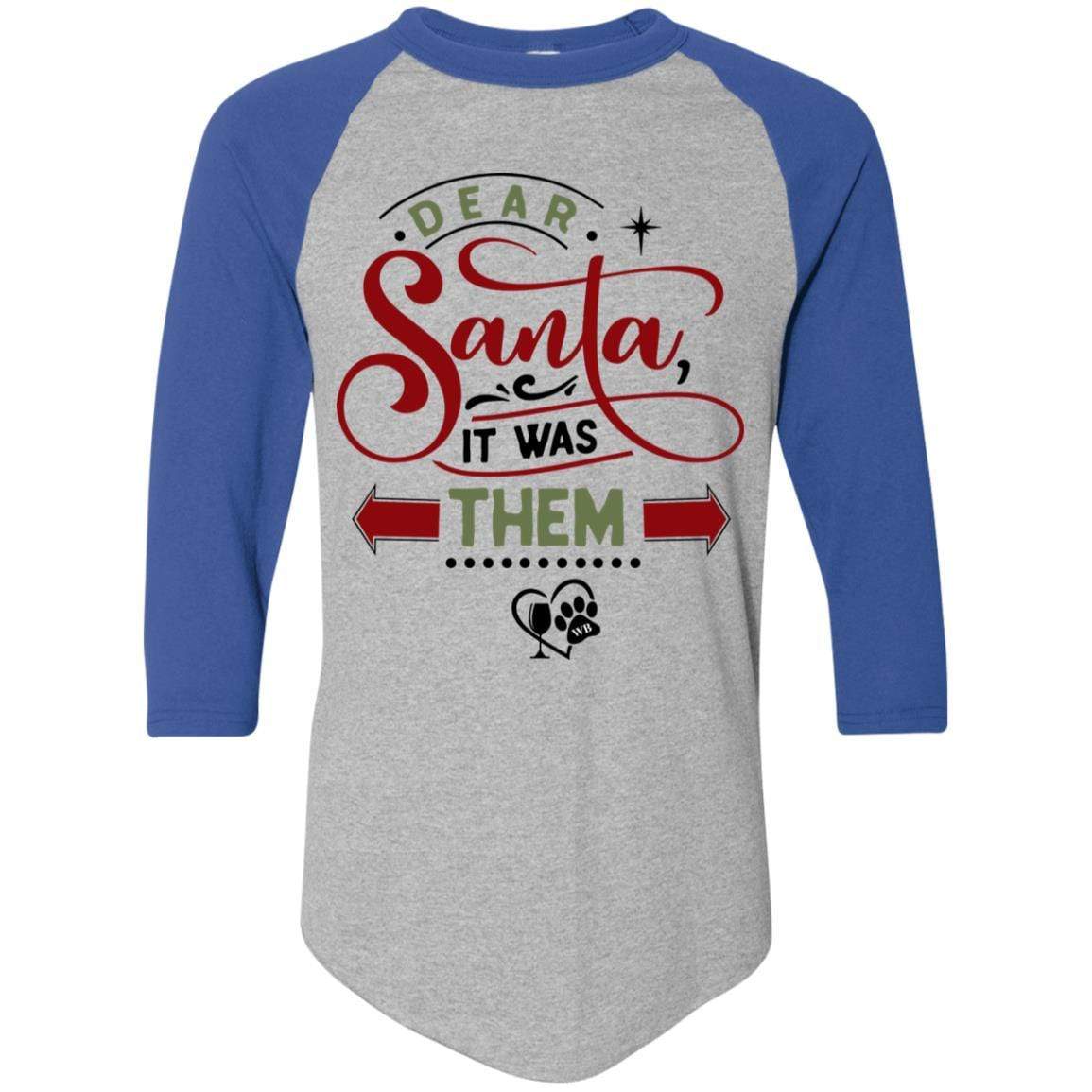 T-Shirts Athletic Heather/Royal / S WineyBitches.Co Colorblock Raglan Jersey WineyBitchesCo
