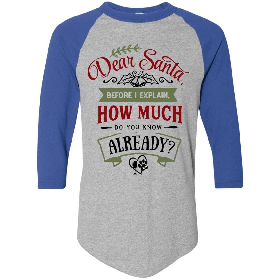 T-Shirts Athletic Heather/Royal / S WineyBitches.Co Colorblock Raglan Jersey WineyBitchesCo