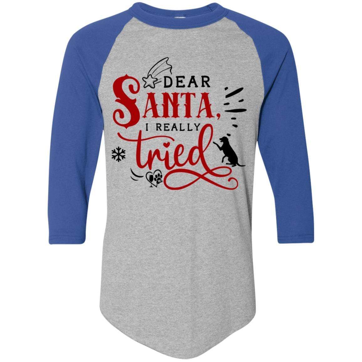 T-Shirts Athletic Heather/Royal / S WineyBitches.Co Colorblock Raglan Jersey WineyBitchesCo