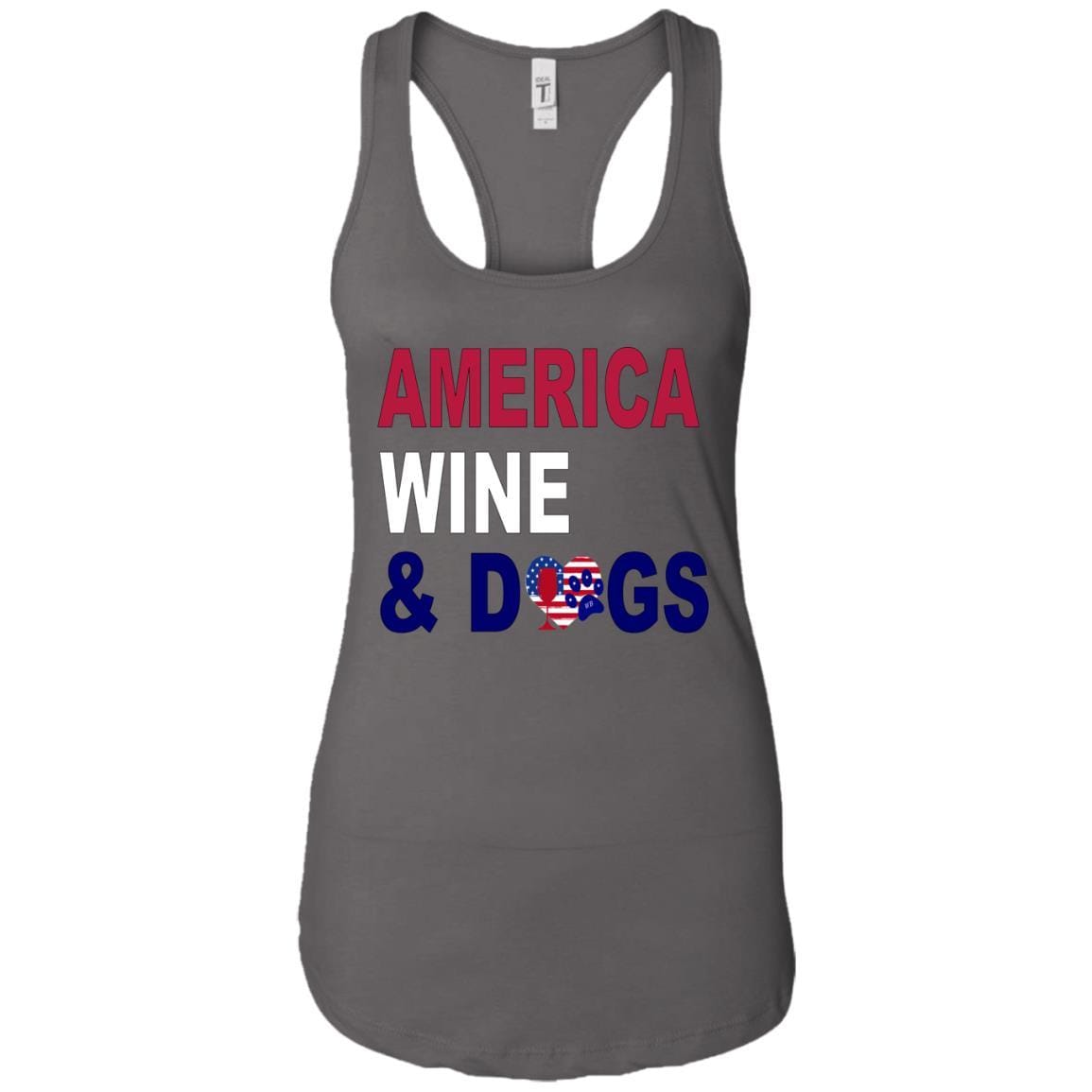 T-Shirts Dark Grey / X-Small WineyBitches.Co Ladies Ideal Racerback Tank WineyBitchesCo