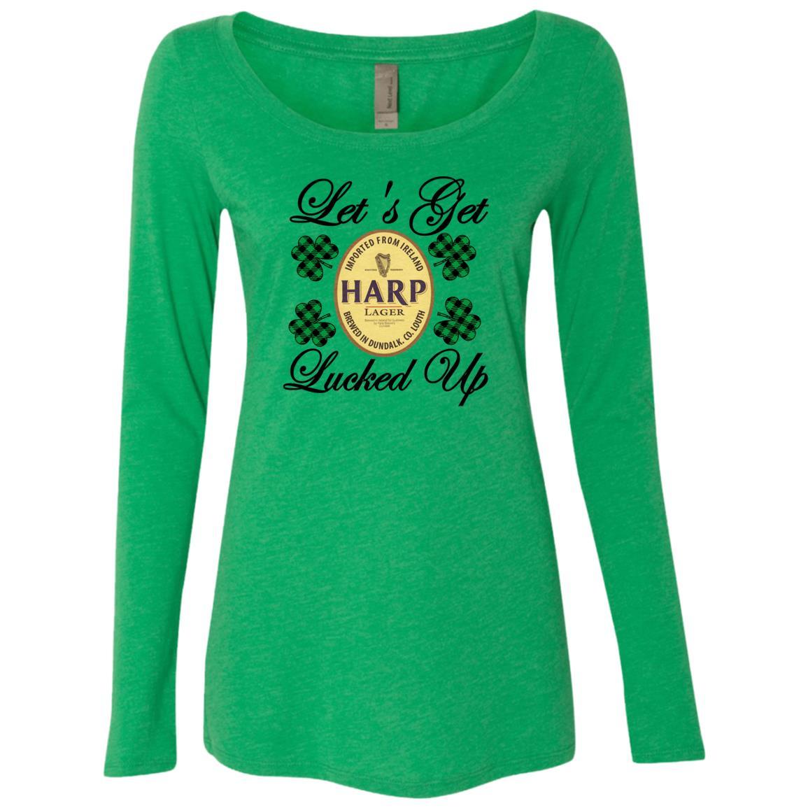 T-Shirts Envy / S Winey Bitches Co Ladies' Triblend LS Scoop WineyBitchesCo