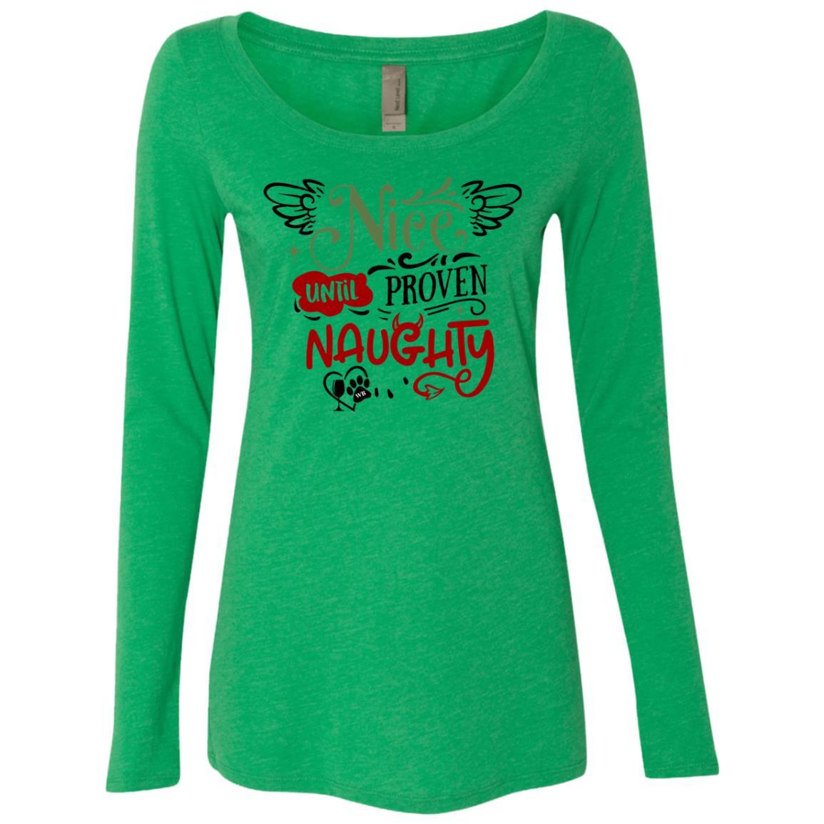 T-Shirts Envy / S WineyBitches.Co Ladies' Triblend LS Scoop WineyBitchesCo