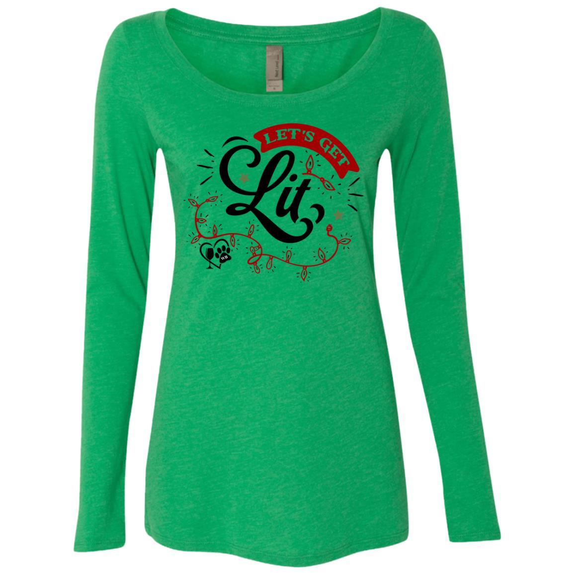 T-Shirts Envy / S WineyBitches.Co Ladies' Triblend LS Scoop WineyBitchesCo