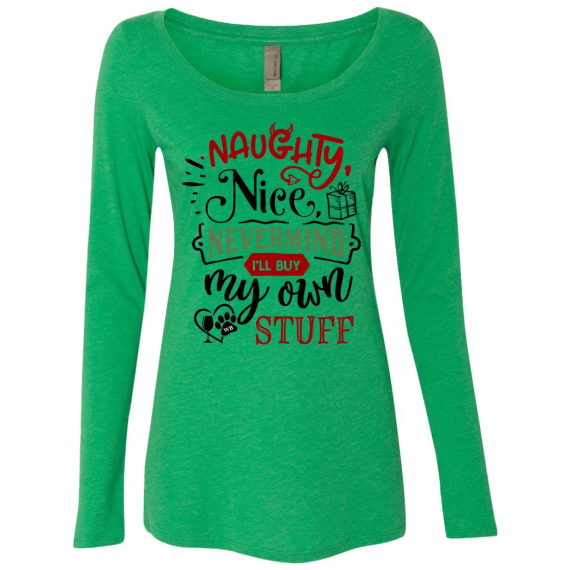 T-Shirts Envy / S WineyBitches.Co Ladies' Triblend LS Scoop WineyBitchesCo