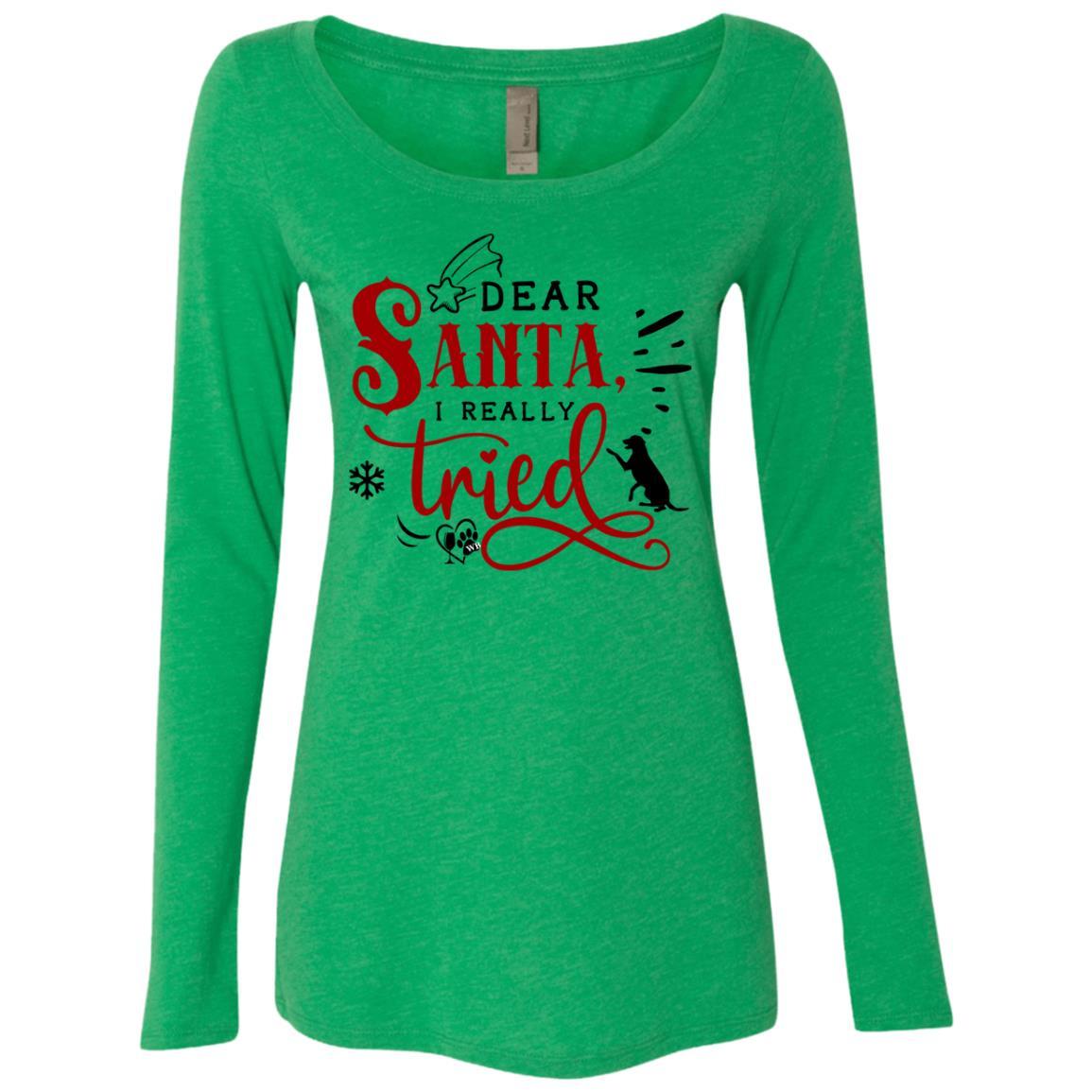 T-Shirts Envy / S WineyBitches.Co Ladies' Triblend LS Scoop WineyBitchesCo