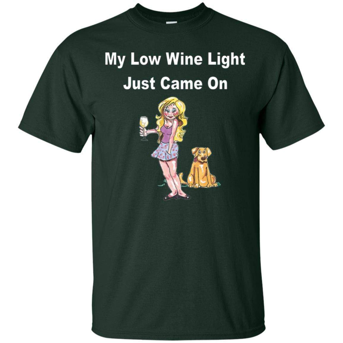 T-Shirts Forest / S WineyBitches.co 'Low Wine Light" Ultra Cotton Unisex T-Shirt WineyBitchesCo