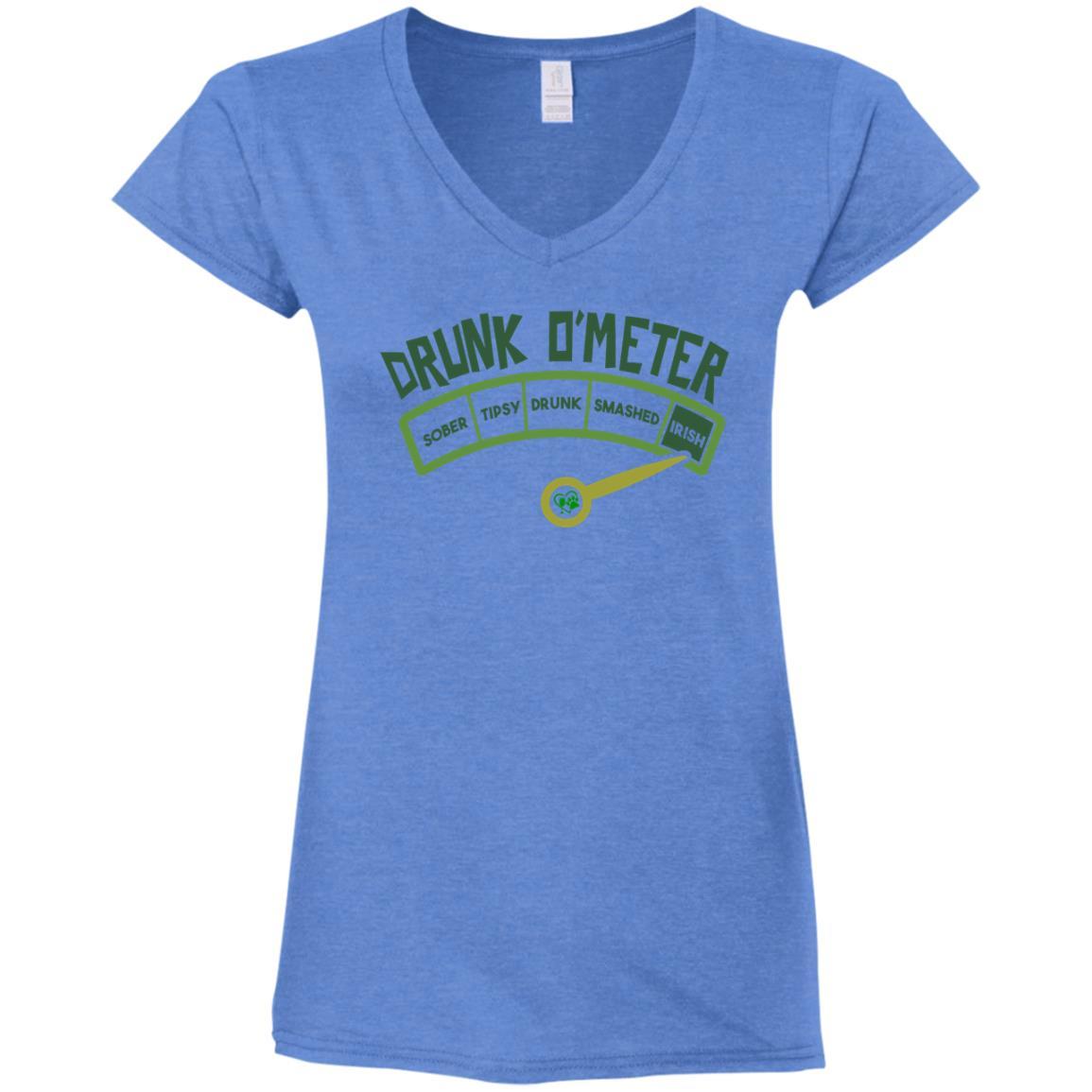 T-Shirts Heather Royal / S Winey Bitches Co Ladies' Fitted Softstyle 4.5 oz V-Neck T-Shirt WineyBitchesCo