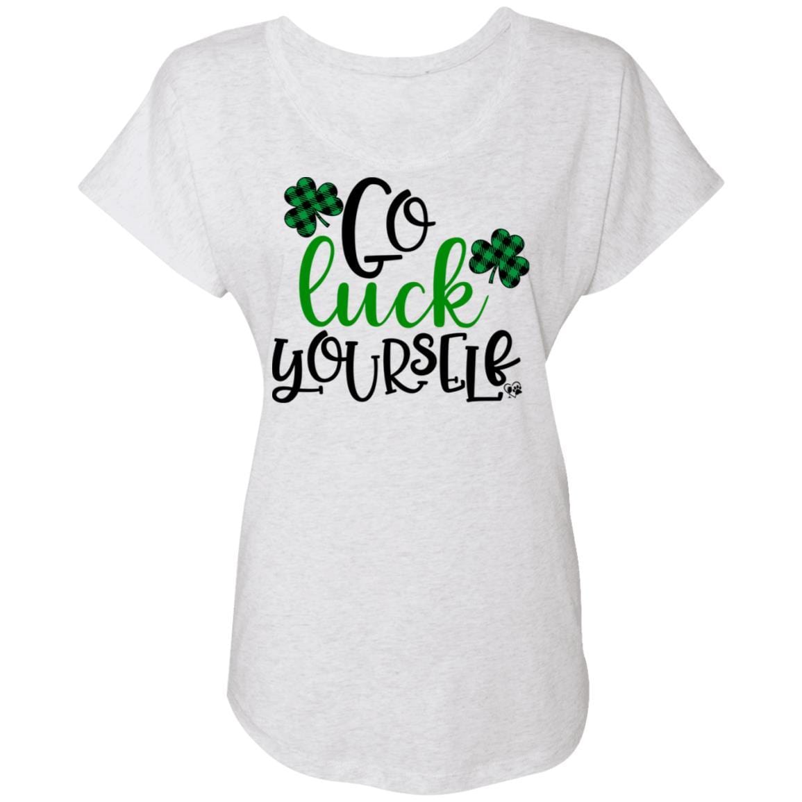 T-Shirts Heather White / X-Small Winey Bitches Co Ladies' Triblend Dolman Sleeve WineyBitchesCo