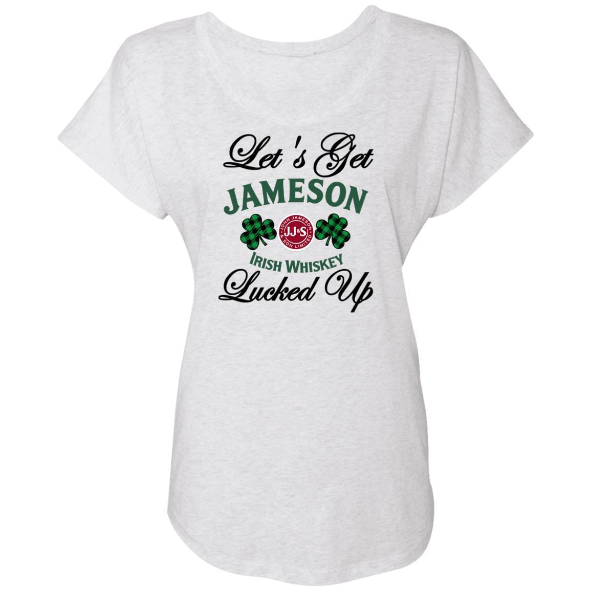 T-Shirts Heather White / X-Small Winey Bitches Co Ladies' Triblend Dolman Sleeve WineyBitchesCo