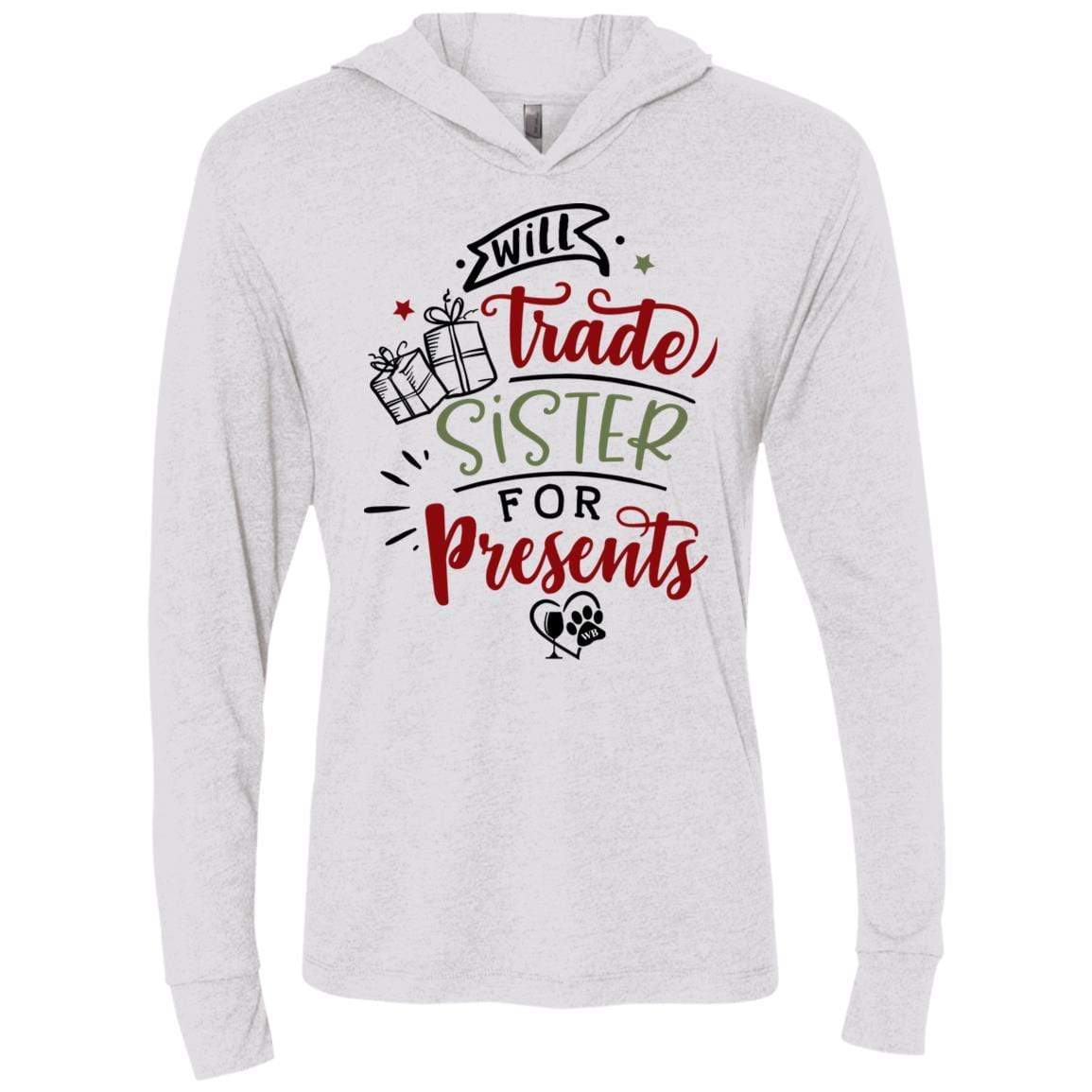 T-Shirts Heather White / X-Small WineyBitches.Co Unisex Triblend LS Hooded T-Shirt WineyBitchesCo