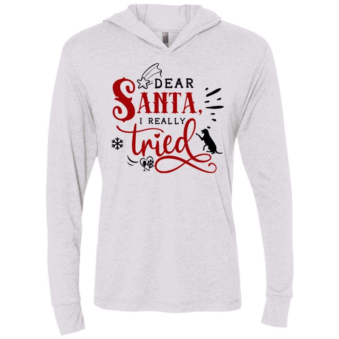 T-Shirts Heather White / X-Small WineyBitches.Co Unisex Triblend LS Hooded T-Shirt WineyBitchesCo