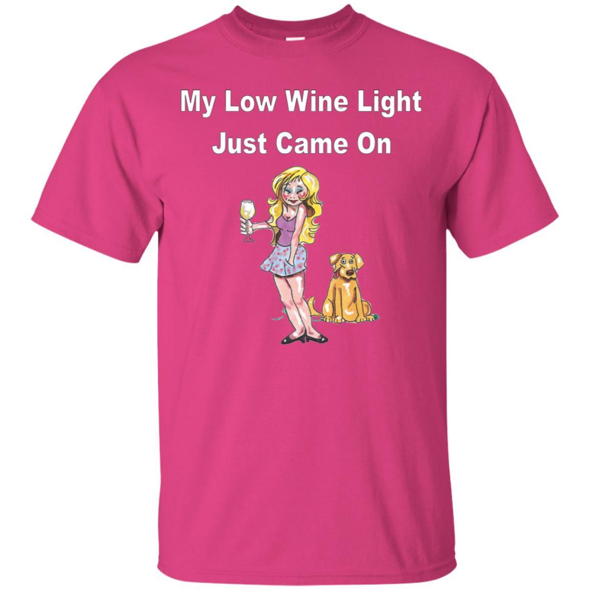 T-Shirts Heliconia / S WineyBitches.co 'Low Wine Light" Ultra Cotton Unisex T-Shirt WineyBitchesCo