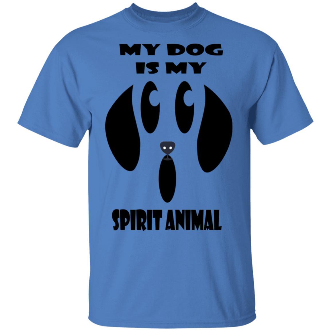 T-Shirts Iris / S WineyBitches.Co "My Dog Is My Spirit Animal" Halloween Ultra Cotton T-Shirt WineyBitchesCo