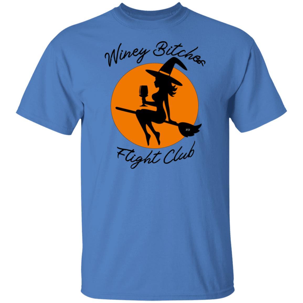 T-Shirts Iris / S WineyBitches.Co "Winey Bitches Flight Club" Ultra Cotton T-Shirt WineyBitchesCo