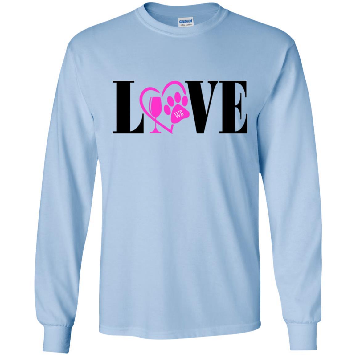 T-Shirts Light Blue / S WineyBitches.co LS Ultra Cotton T-Shirt WineyBitchesCo