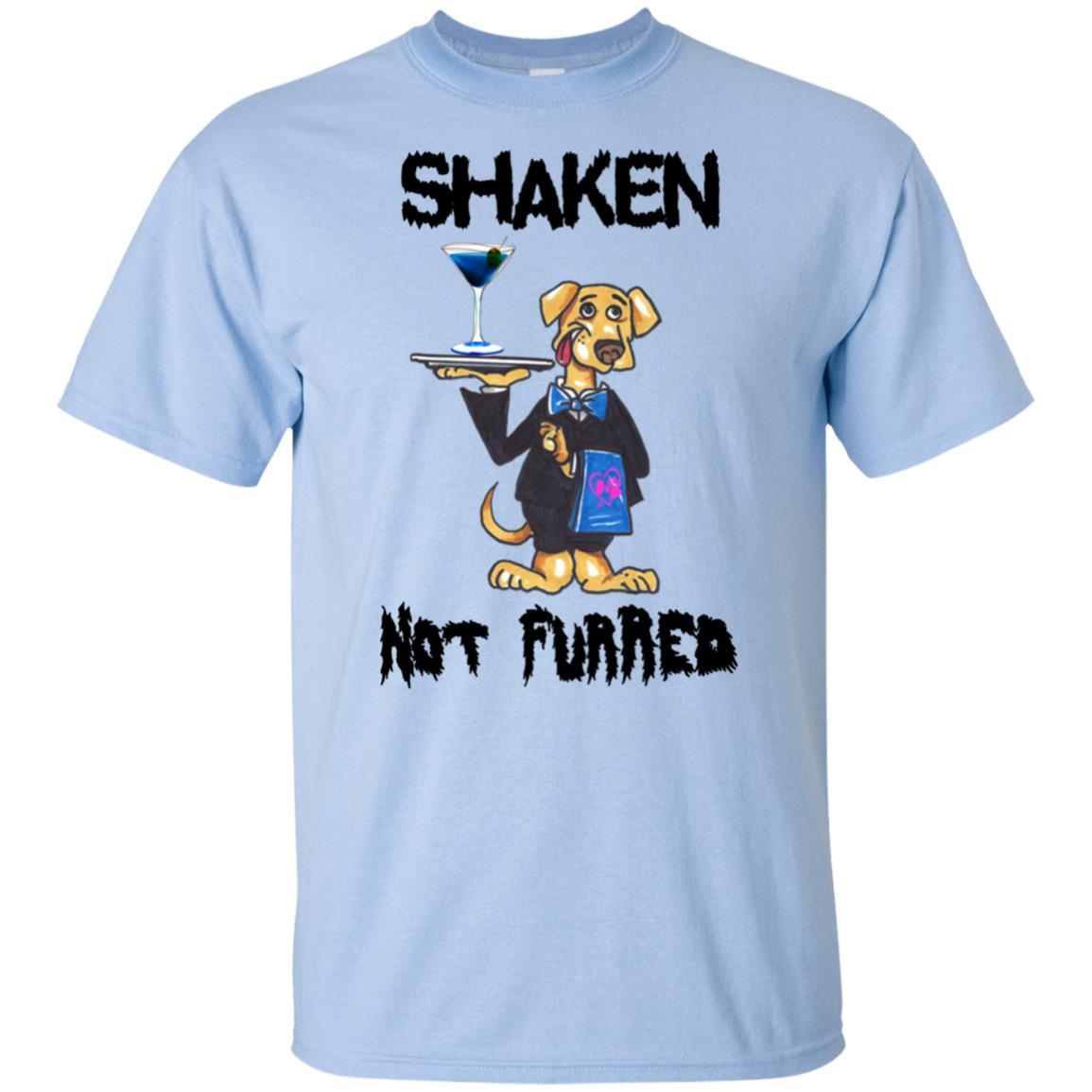 T-Shirts Light Blue / S WineyBitches.co 'Shaken Not Furred" Ultra Cotton T-Shirt WineyBitchesCo