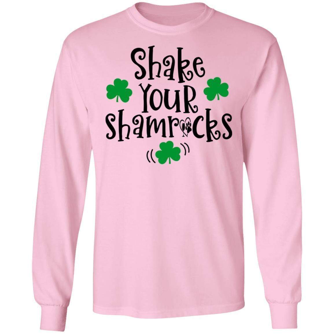 T-Shirts Light Pink / S Winey Bitches Co "Shake Your Shamrocks" LS Ultra Cotton T-Shirt WineyBitchesCo