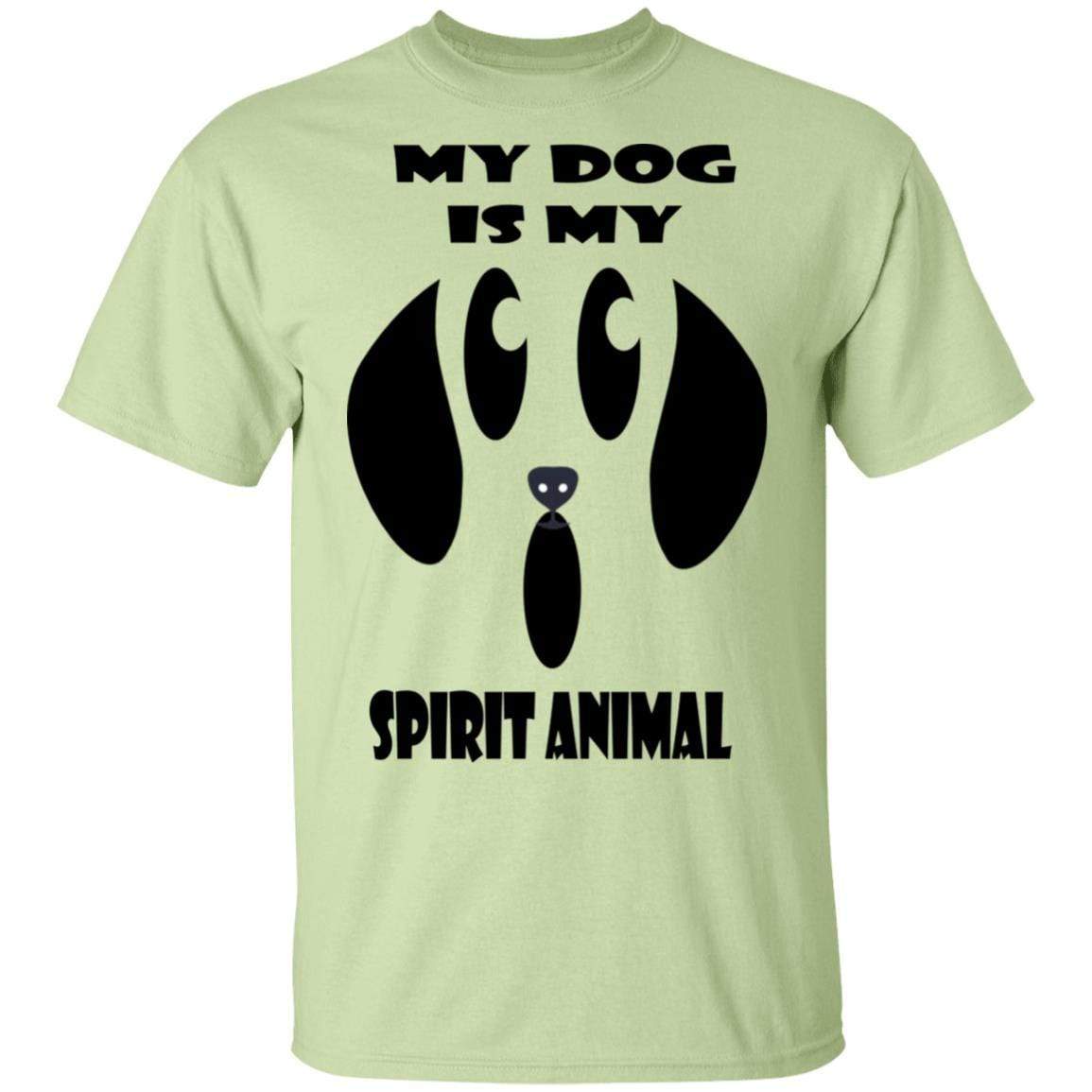 T-Shirts Pistachio / S WineyBitches.Co "My Dog Is My Spirit Animal" Halloween Ultra Cotton T-Shirt WineyBitchesCo
