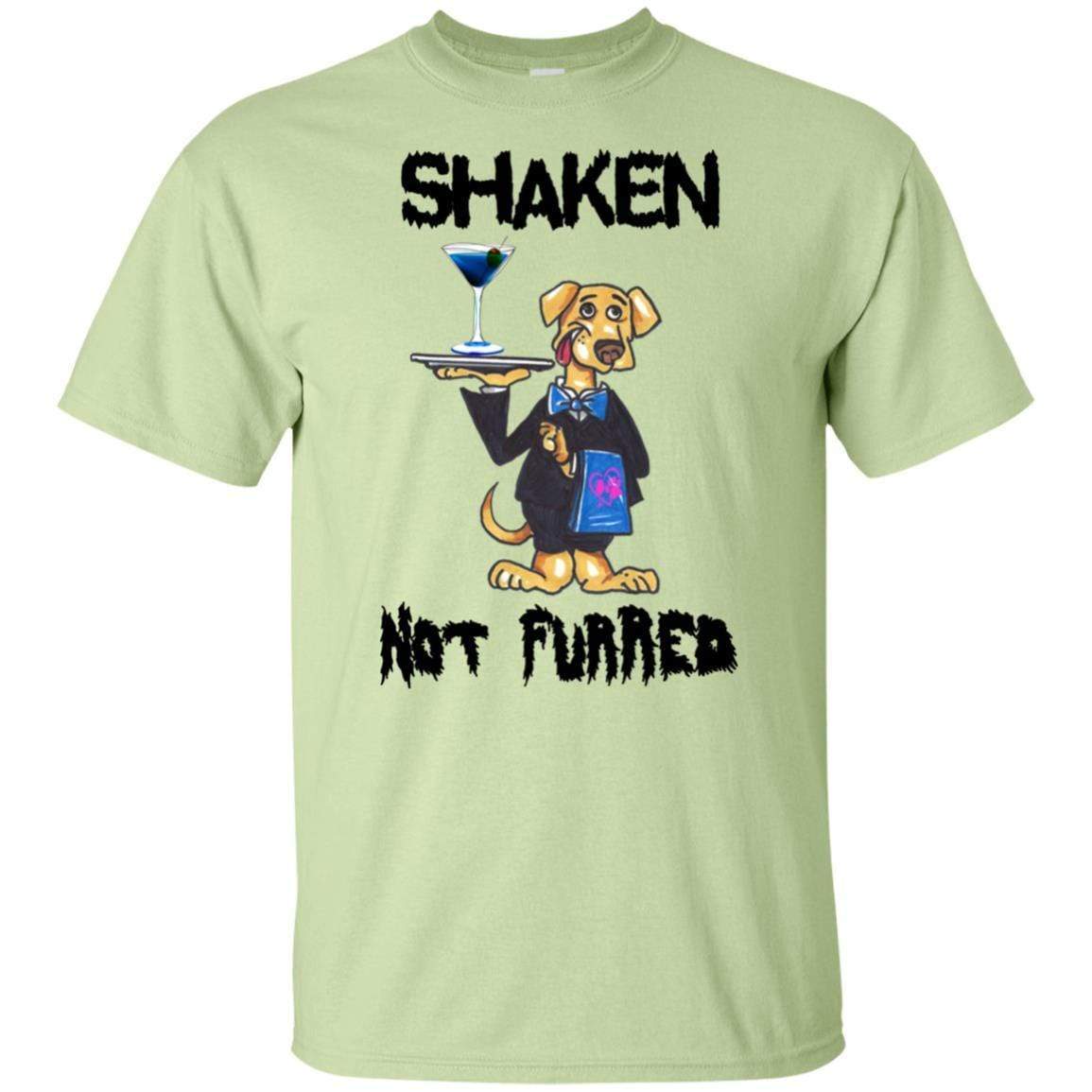 T-Shirts Pistachio / S WineyBitches.co 'Shaken Not Furred" Ultra Cotton T-Shirt WineyBitchesCo