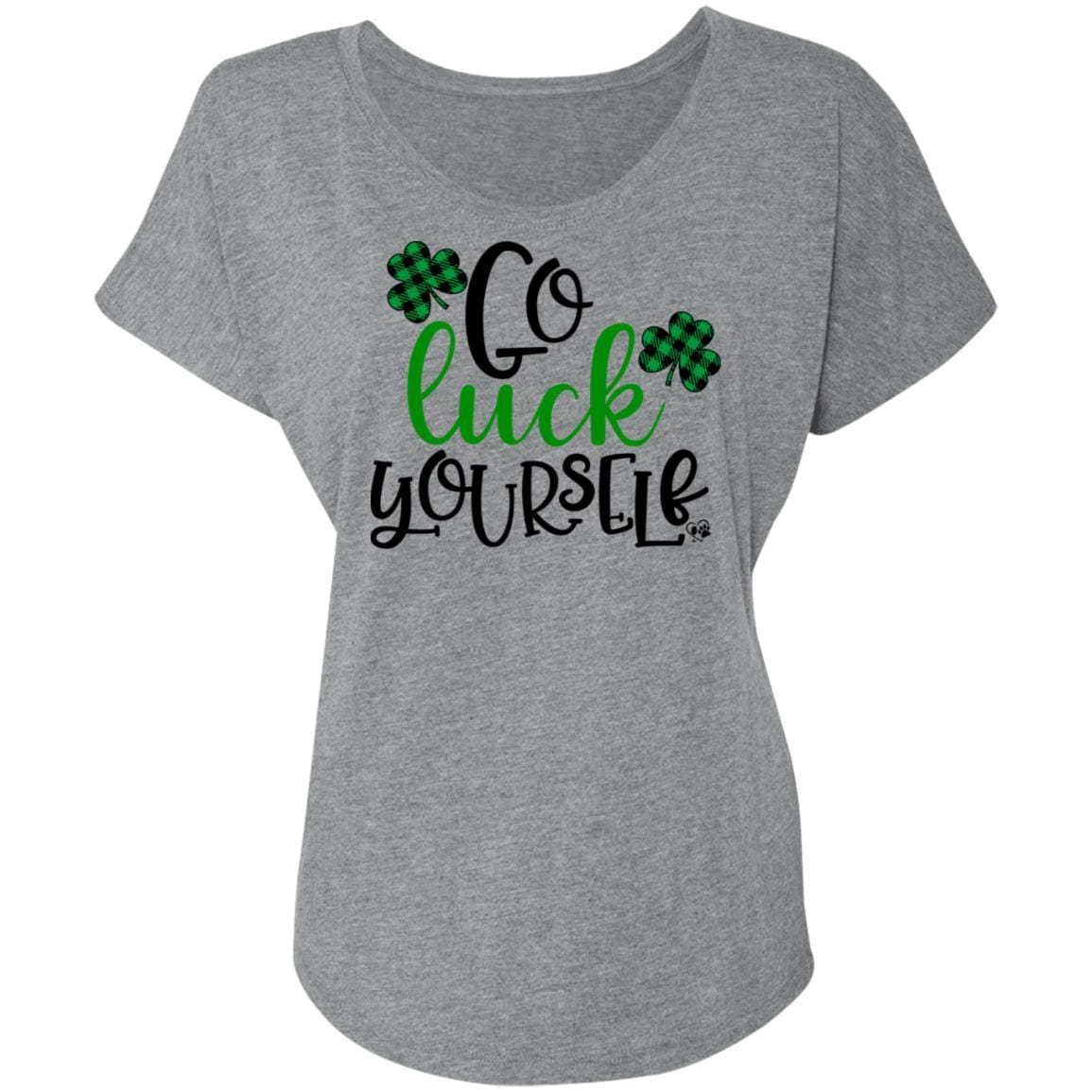 T-Shirts Premium Heather / X-Small Winey Bitches Co Ladies' Triblend Dolman Sleeve WineyBitchesCo