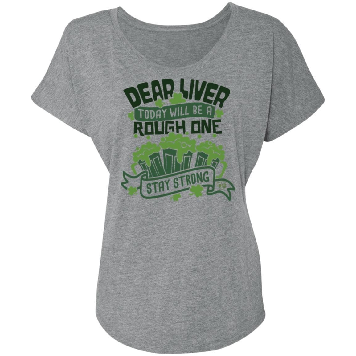 T-Shirts Premium Heather / X-Small Winey Bitches Co Ladies' Triblend Dolman Sleeve WineyBitchesCo