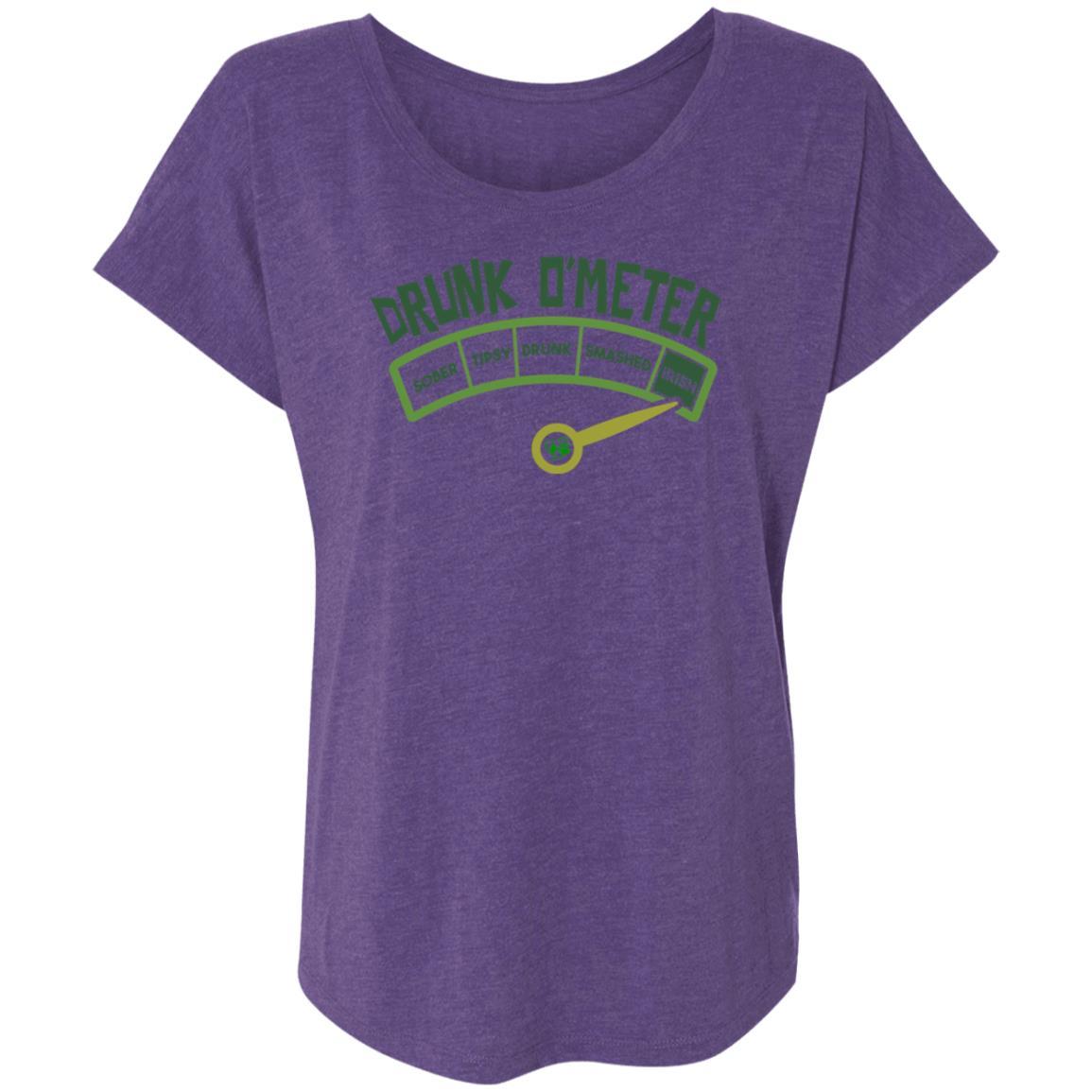 T-Shirts Purple Rush / X-Small Winey Bitches Co Ladies' Triblend Dolman Sleeve WineyBitchesCo