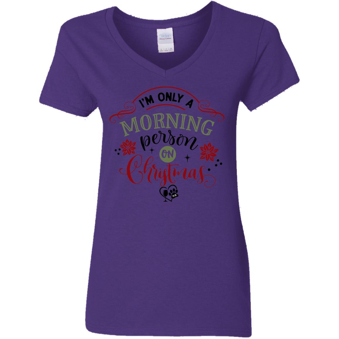 T-Shirts Purple / S WineyBitches.Co Ladies' 5.3 oz. V-Neck T-Shirt WineyBitchesCo