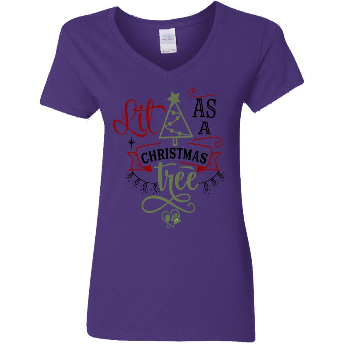 T-Shirts Purple / S WineyBitches.Co Ladies' 5.3 oz. V-Neck T-Shirt WineyBitchesCo