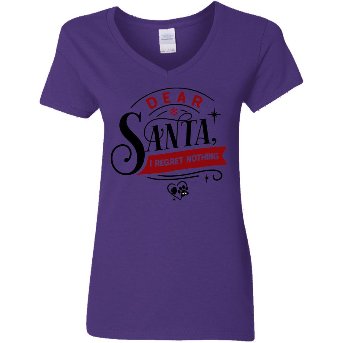 T-Shirts Purple / S WineyBitches.Co Ladies' 5.3 oz. V-Neck T-Shirt WineyBitchesCo