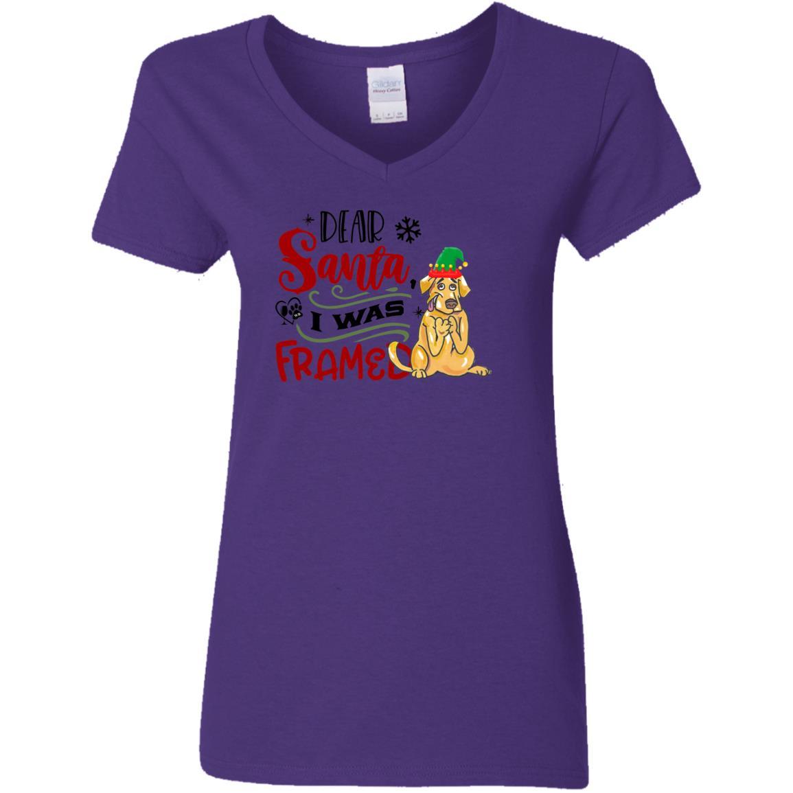 T-Shirts Purple / S WineyBitches.Co Ladies' 5.3 oz. V-Neck T-Shirt WineyBitchesCo