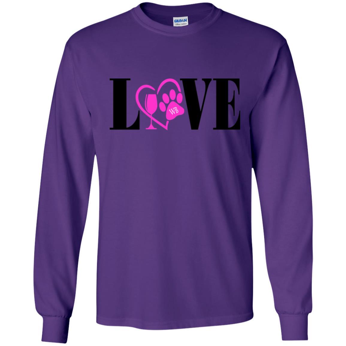 T-Shirts Purple / S WineyBitches.co LS Ultra Cotton T-Shirt WineyBitchesCo