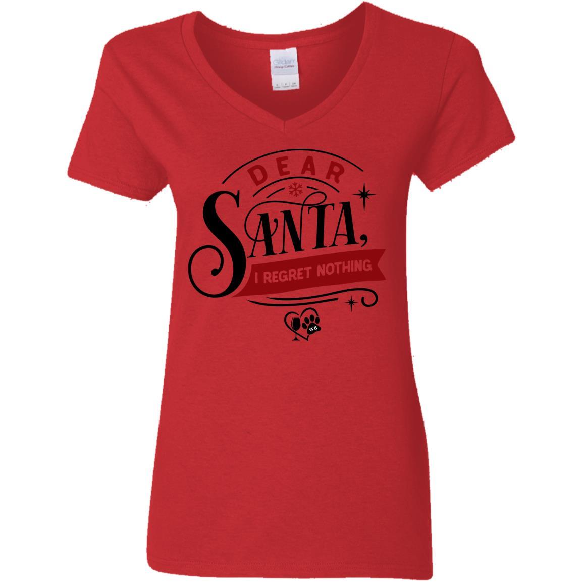 T-Shirts Red / S WineyBitches.Co Ladies' 5.3 oz. V-Neck T-Shirt WineyBitchesCo