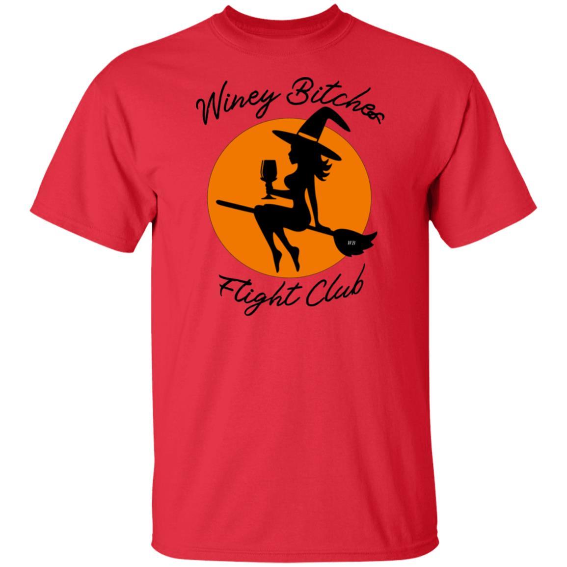 T-Shirts Red / S WineyBitches.Co "Winey Bitches Flight Club" Ultra Cotton T-Shirt WineyBitchesCo