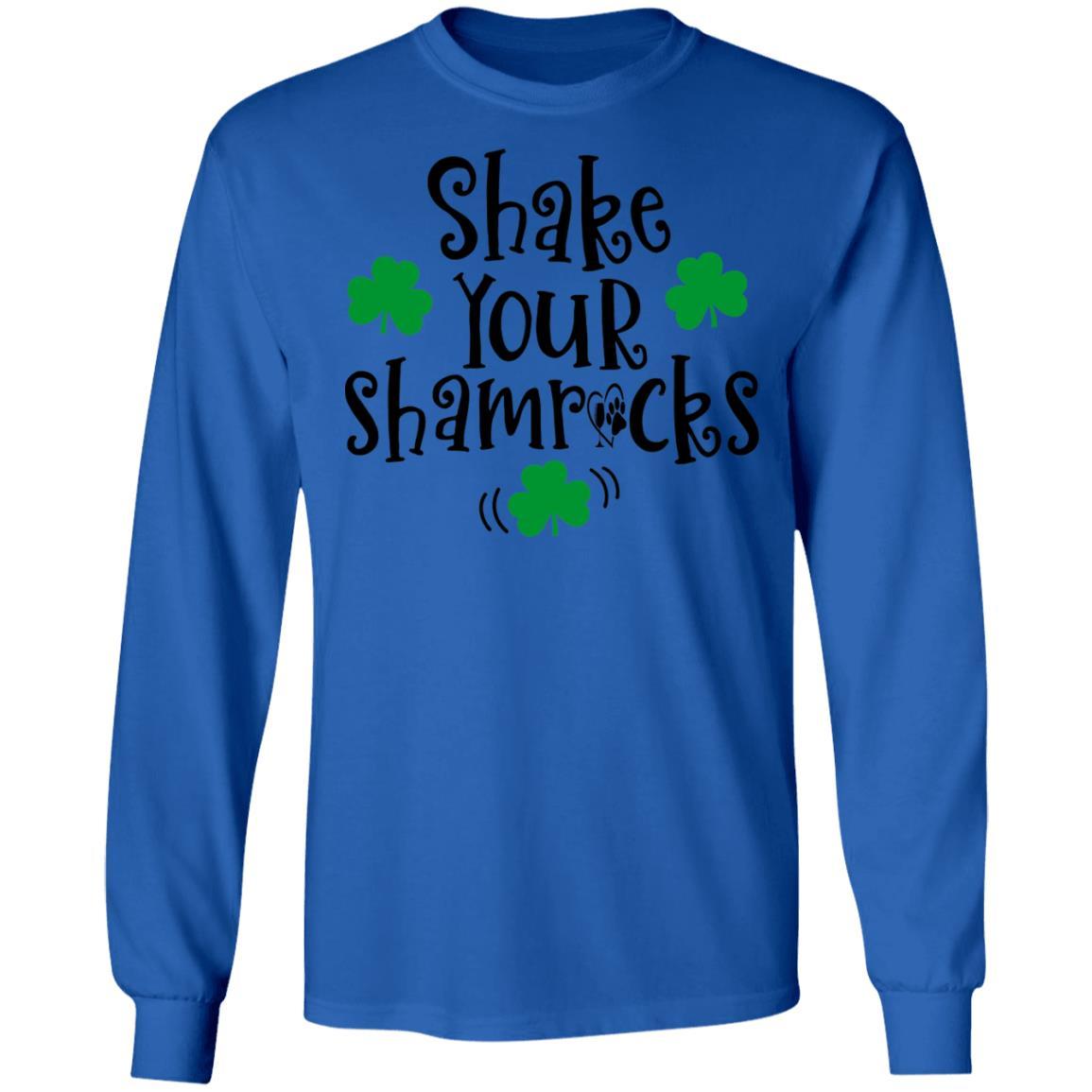 T-Shirts Royal / S Winey Bitches Co "Shake Your Shamrocks" LS Ultra Cotton T-Shirt WineyBitchesCo