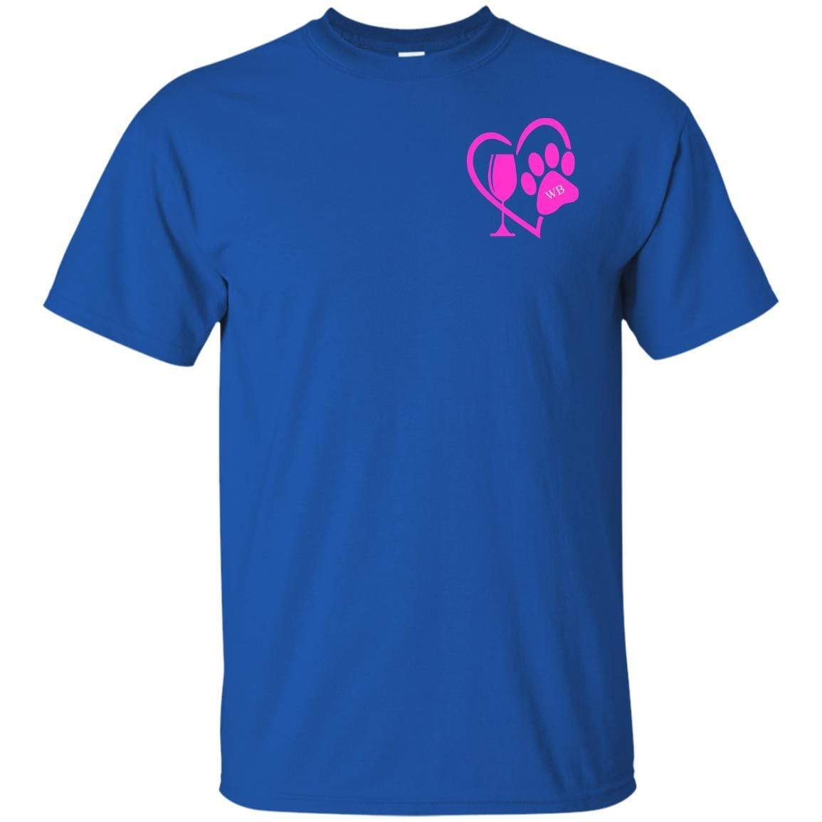 T-Shirts Royal / S WineyBitches.co "K9 Confetti" Ultra Cotton T-Shirt Duel Print WineyBitchesCo