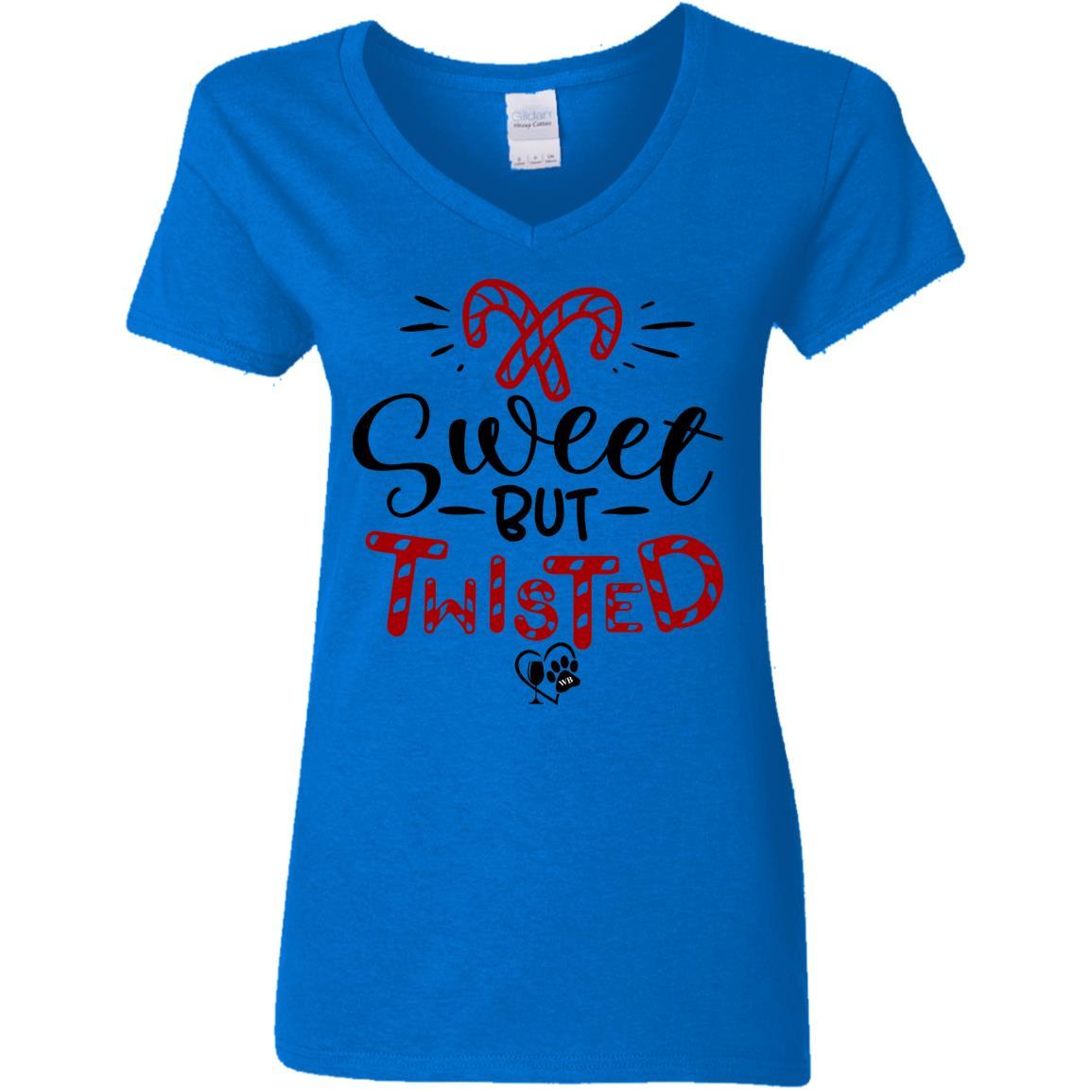 T-Shirts Royal / S WineyBitches.Co Ladies' 5.3 oz. V-Neck T-Shirt WineyBitchesCo