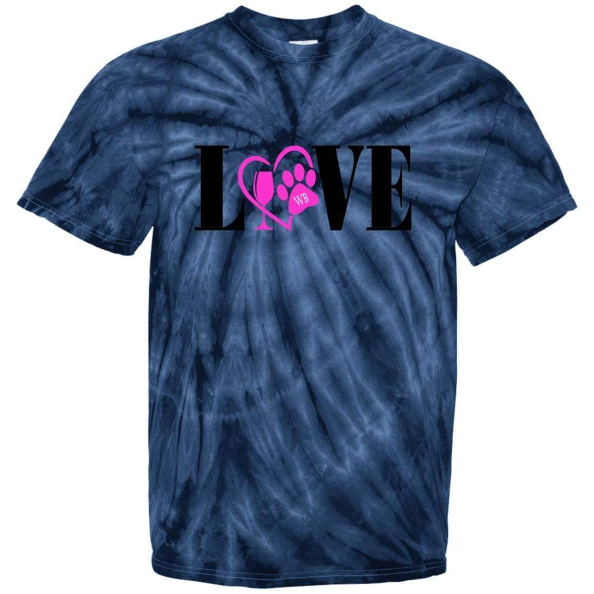 T-Shirts SpiderNavy / S WineyBitches.co 100% Cotton Tie Dye T-Shirt WineyBitchesCo