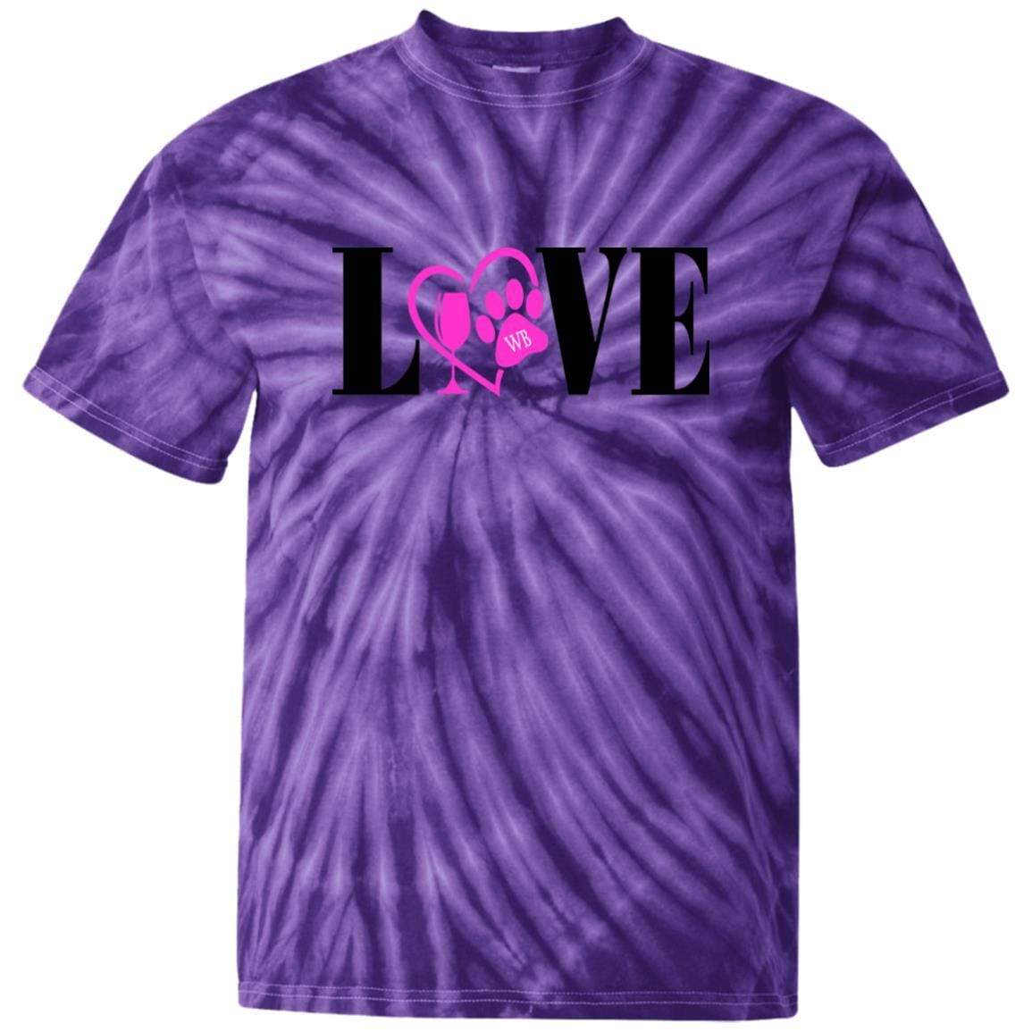 T-Shirts SpiderPurple / S WineyBitches.co 100% Cotton Tie Dye T-Shirt WineyBitchesCo