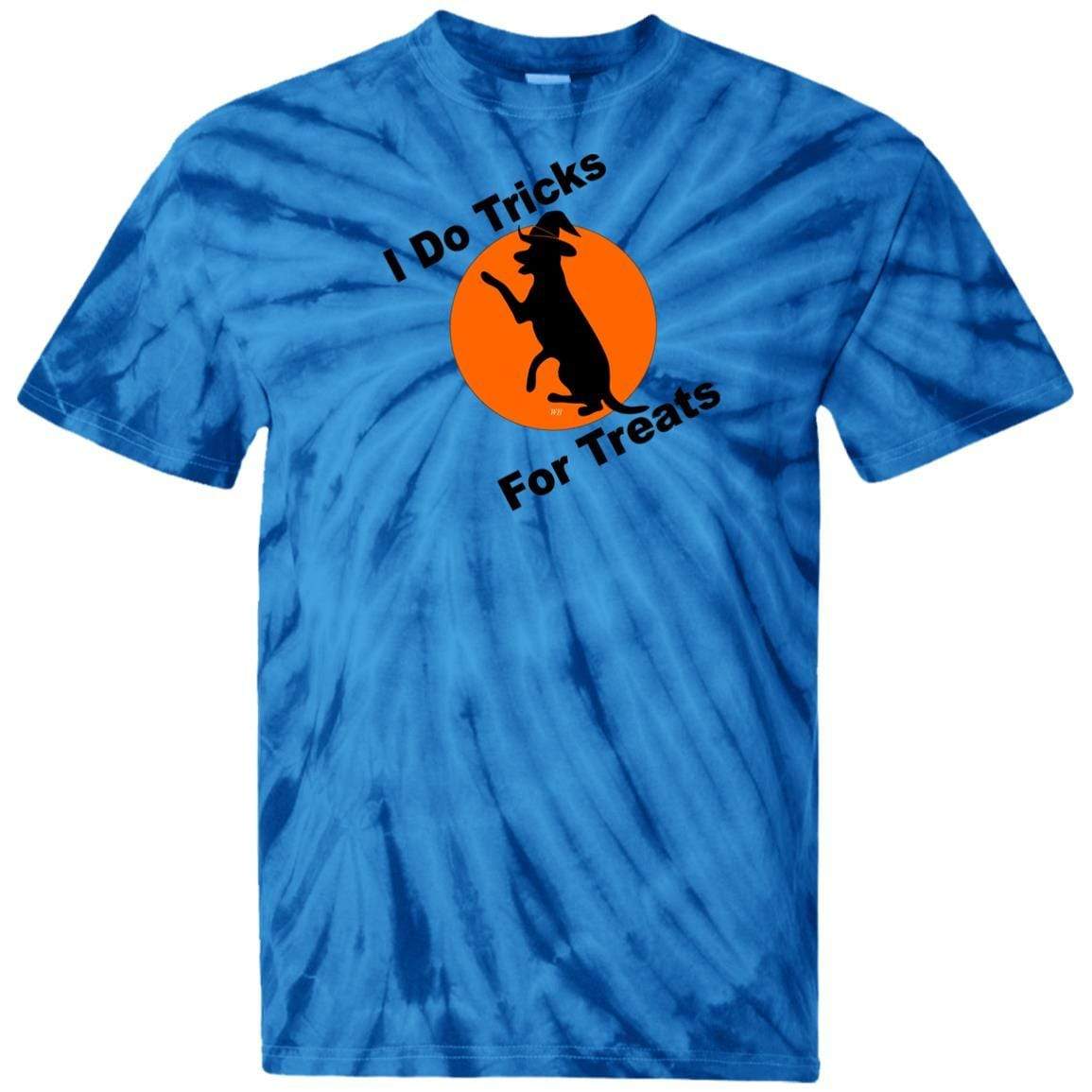T-Shirts SpiderRoyal / S WineyBitches.Co "I Do Tricks For Treats" Dog- 100% Cotton Tie Dye T-Shirt WineyBitchesCo