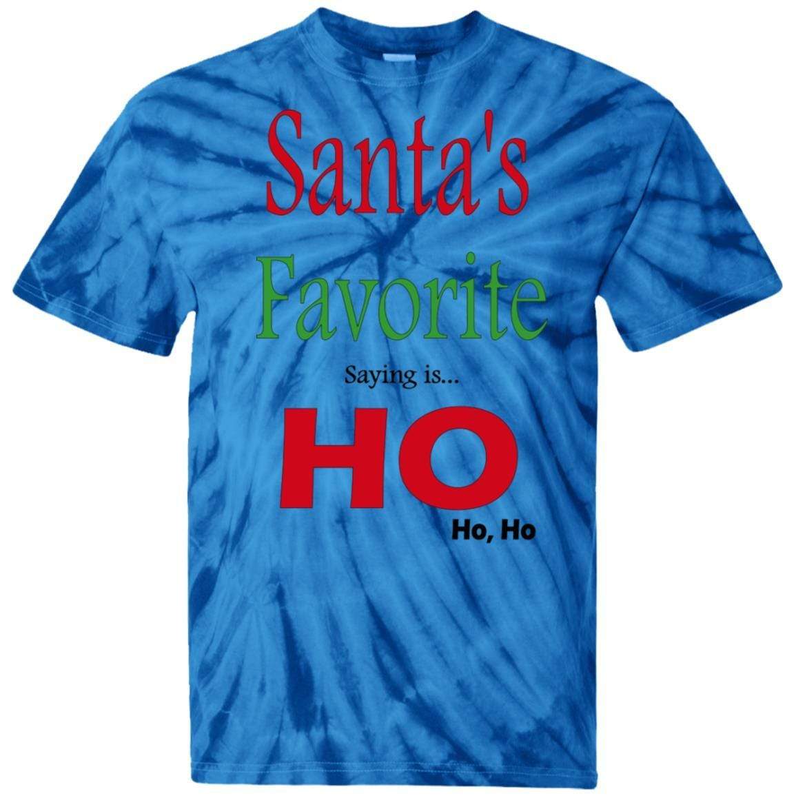 T-Shirts SpiderRoyal / S WineyBitches.co "Santas Favorite Saying" Cotton Tie Dye T-Shirt WineyBitchesCo