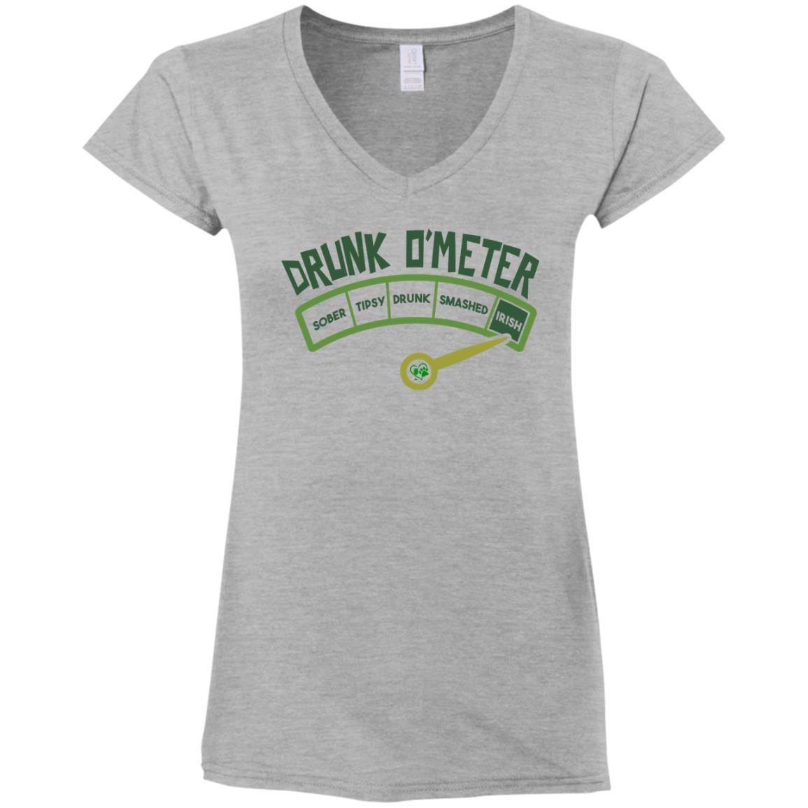 T-Shirts Sport Grey / S Winey Bitches Co Ladies' Fitted Softstyle 4.5 oz V-Neck T-Shirt WineyBitchesCo